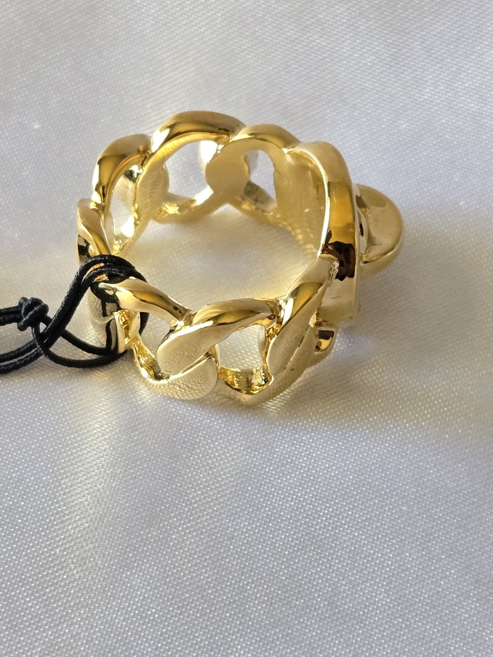 Marc Jacobs Gold Tone Braided Ring NWT Size 5 - Picture 5 of 7